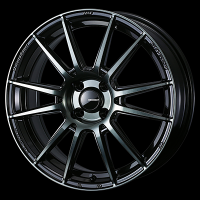 WEDS WEDSSPORT SA62R 16X6.5J +50 4H 100 WBC WORTH BLACK CLEAR 0041758