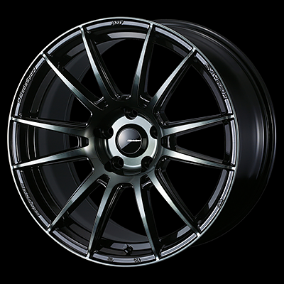 WEDS WEDSSPORT SA62R 18X8.0J +42 5H 114.3 WBC WORTH BLACK CLEAR 0041770