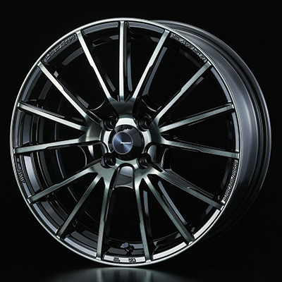 WEDS WEDSSPORT SA35R 16X5.0J +45 4H 100 WBC WORTH BLACK CLEAR 0073577