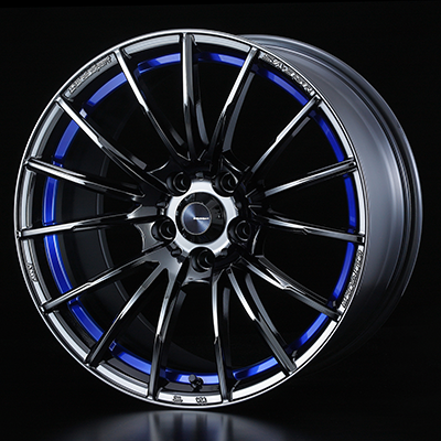 WEDS WEDSSPORT SA35R 18X7.0J +47 5H 114.3 BLC2 BLUE LIGHT CHROME 0073608
