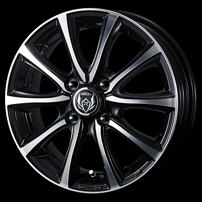 WEDS RIZLEY MS 16X6.0J +40 4H 100 BKP BLACK POLISH 0041644