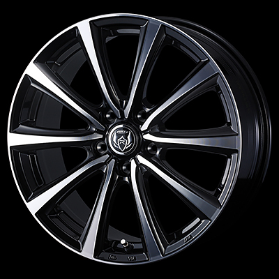WEDS RIZLEY MS 15X6.0J +43 5H 100 BKP BLACK POLISH 0041642