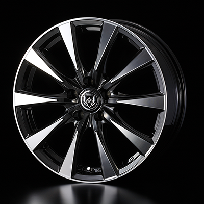 WEDS RIZLEY DI 16X6.5J +47 5H 114.3 BKP BLACK POLISH 0040504