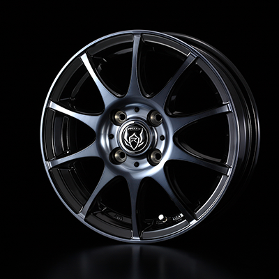 WEDS RIZLEY KC 14X4.5J +45 4H 100 BKP BLACK POLISH 0040512