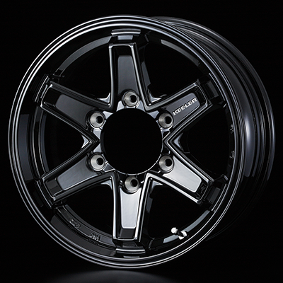 WEDS ADVENTURE KEELER TACTICS 16X6.5J +38 6H 139.7 GBK BLACK 0039725