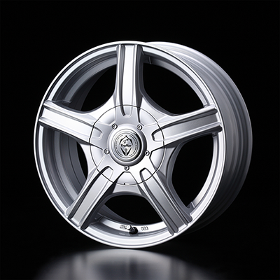 WEDS STYLISH WHEELS TREFFER MH 15X6.0 +29 114.3 4-5HM SILVER 0033590