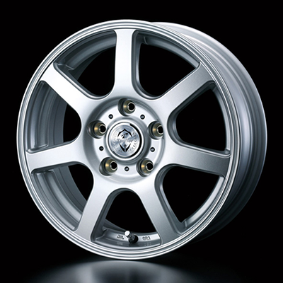 WEDS STYLISH WHEELS TREFFER-ZR 15X5.5 +46 5H 114.3 SIL SILVER 0034184