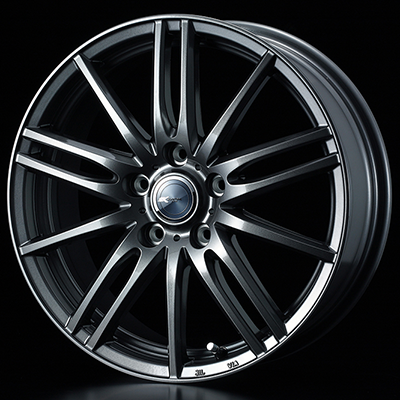 WEDS STYLISH WHEELS ZAMIK TITO 17X6.5J +45 5H 114.3 DEEP METAL GUN METALLIC 0037595