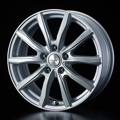 WEDS STYLISH WHEELS JOKER SHAKE 17X7.0J +55 5H 100 SIL SILVER 0038532