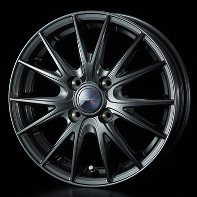 WEDS STYLISH WHEELS VELVA SPORT2 17X6.0J +40 4H 100 GMT GUN METALLIC 0039635
