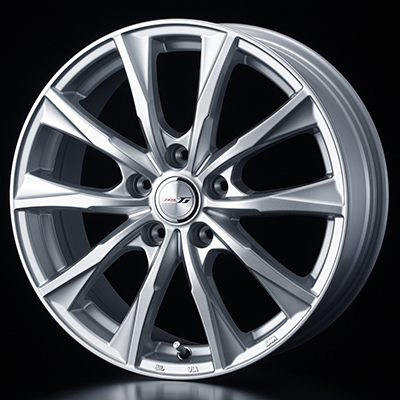 WEDS STYLISH WHEELS JOKER GLIDE 18X7.0J +55 5H 100 SIL SILVER 0039623