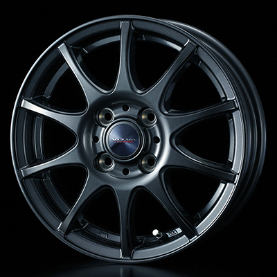 WEDS STYLISH WHEELS VELVA CHARGE 15X4.5J +45 4H 100 GMT GUN METALLIC 0040165