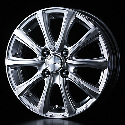 WEDS STYLISH WHEELS JOKER SMASH 14X4.5J +50 4H 100 M-SILVER SILVER 0042036