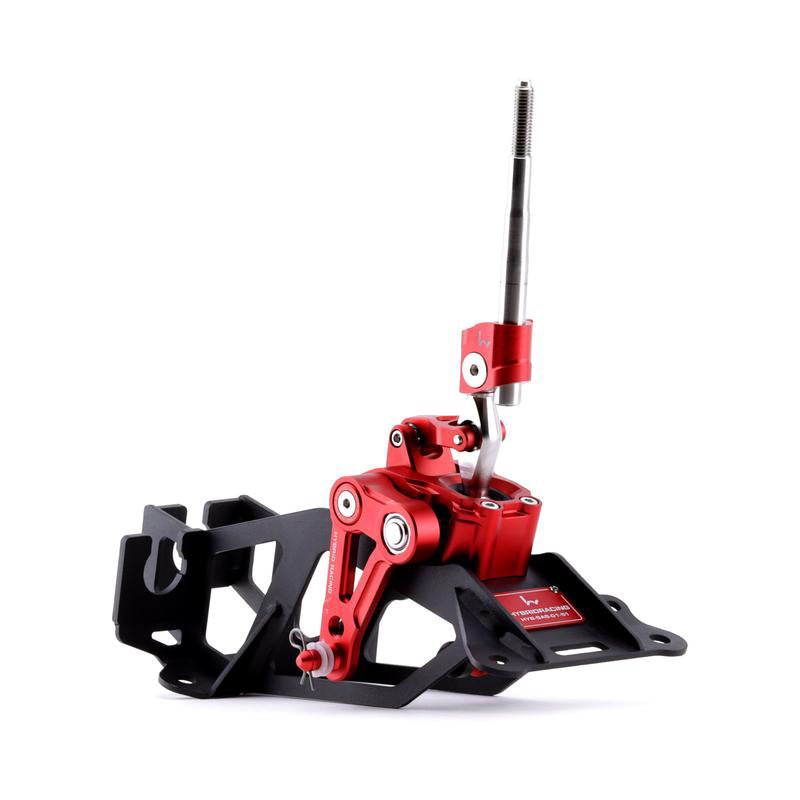 M&M HONDA 07 FINAL MODEL SHORT SHIFTER ASSEMBLY RED COLOR HYBRID RACING FOR FIT GD3 2007 00111-GD3-HR01R