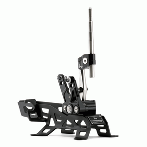 M&M HONDA SHORT SHIFTER ASSEMBLY BLACK COLOR HYBRID RACING FOR INTEGRA DC5 00111-DC5-HR01B