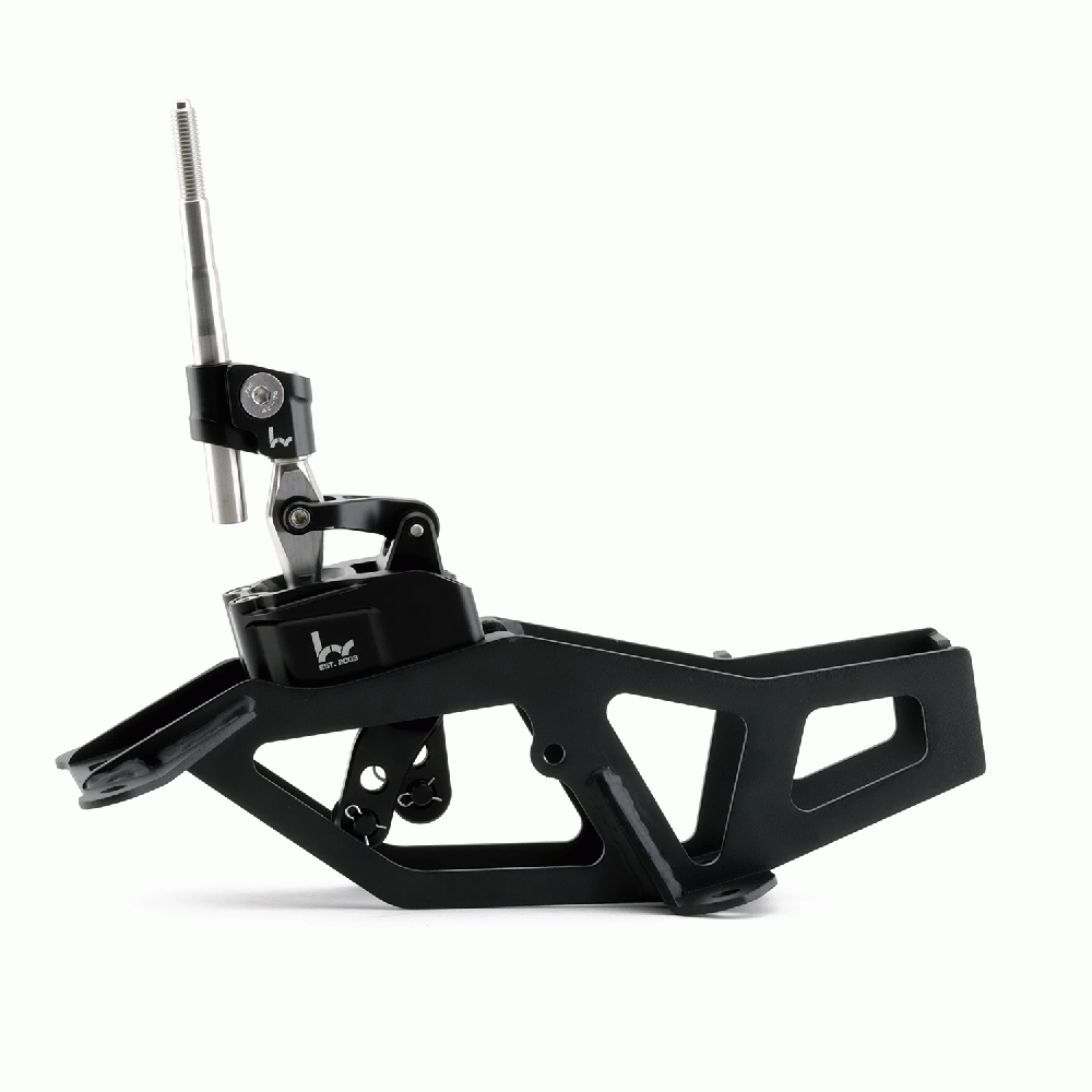 M&M HONDA SHORT SHIFTER ASSEMBLY BLACK COLOR HYBRID RACING FOR CR-Z ZF1 ZF2 00111-ZF-HR01B