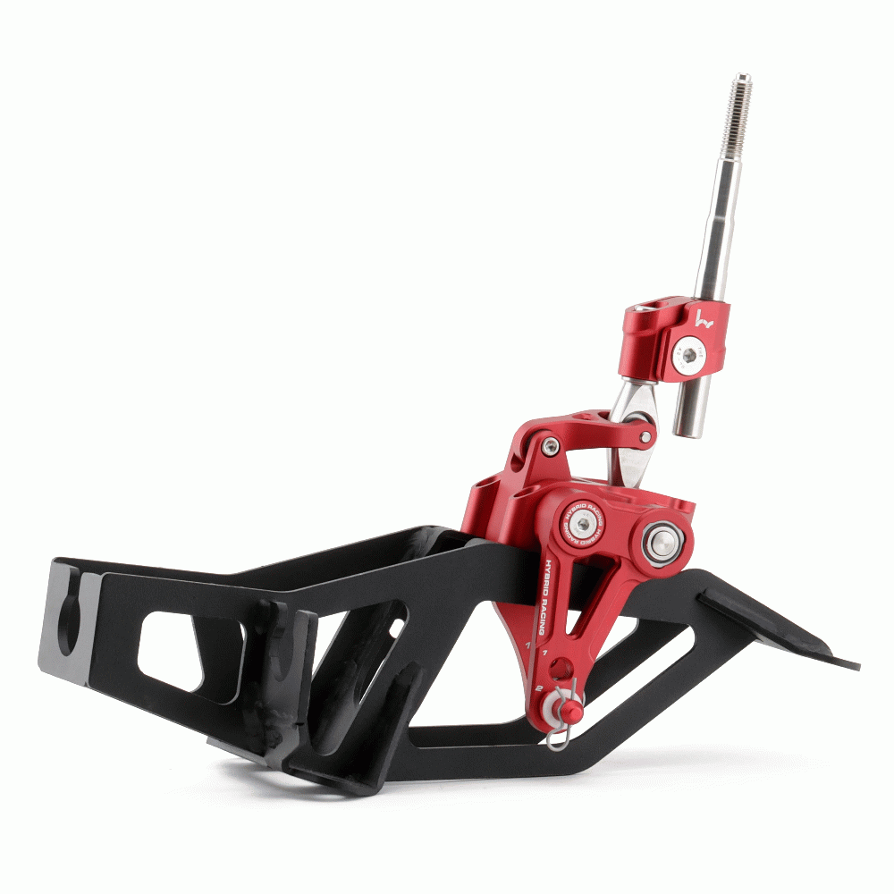 M&M HONDA SHORT SHIFTER ASSEMBLY RED COLOR HYBRID RACING FOR CR-Z ZF1 ZF2 00111-ZF-HR01R