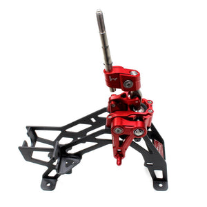 M&M HONDA SHORT SHIFTER ASSEMBLY RED COLOR HYBRID RACING FOR CIVIC FK8 FK7 00111-FK8-HR01R