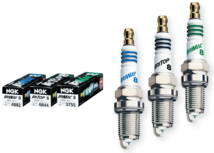 NGK IRITOP7 SPARK PLUGS 5601
