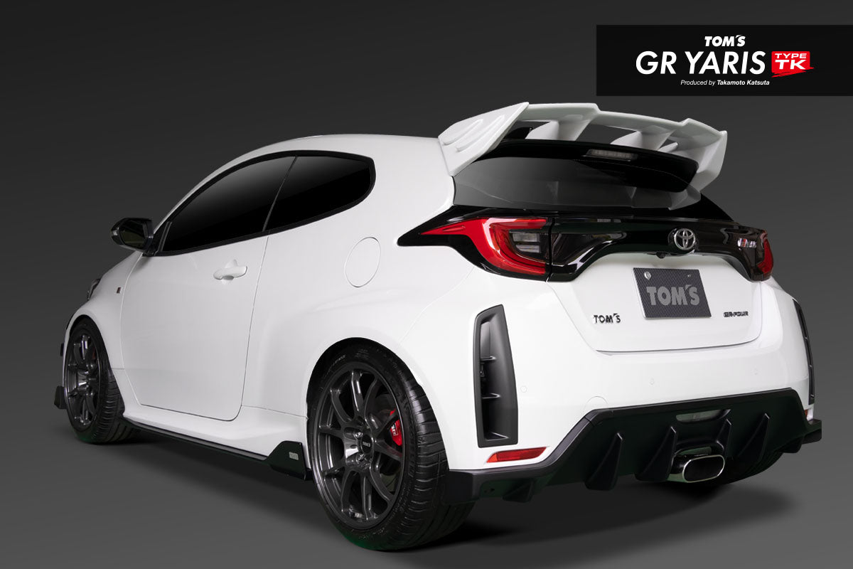 TOMS REAR BUMPER DUCT FLAT BLACK FOR TOYOTA GR YARIS GXPA16 GXPA12 52158-TPA16-F