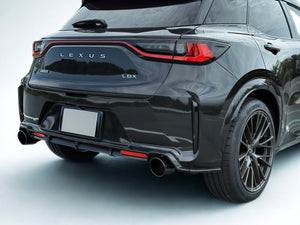EXART IVSC MUFFLER TITANIUM CIRCULAR Φ114 TAILPIPE. EXHAUST EXHAUST FOR LEXUS LBX MORIZO RR 4BA-GAYA16 G16E-GTS EA01-LX114-T