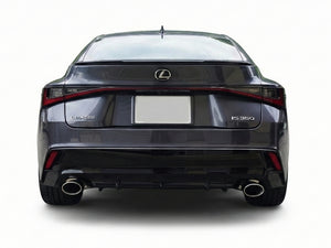 EXART IVSC MUFFLER TITANIUM OVAL TAIL (120MM WIDTH) EXHAUST EXHAUST FOR LEXUS IS350 3BA-GSE31 2GR-FKS EA01-LX115-TITANIUM-OVAL-TAILPIPE-120MM-WIDTH