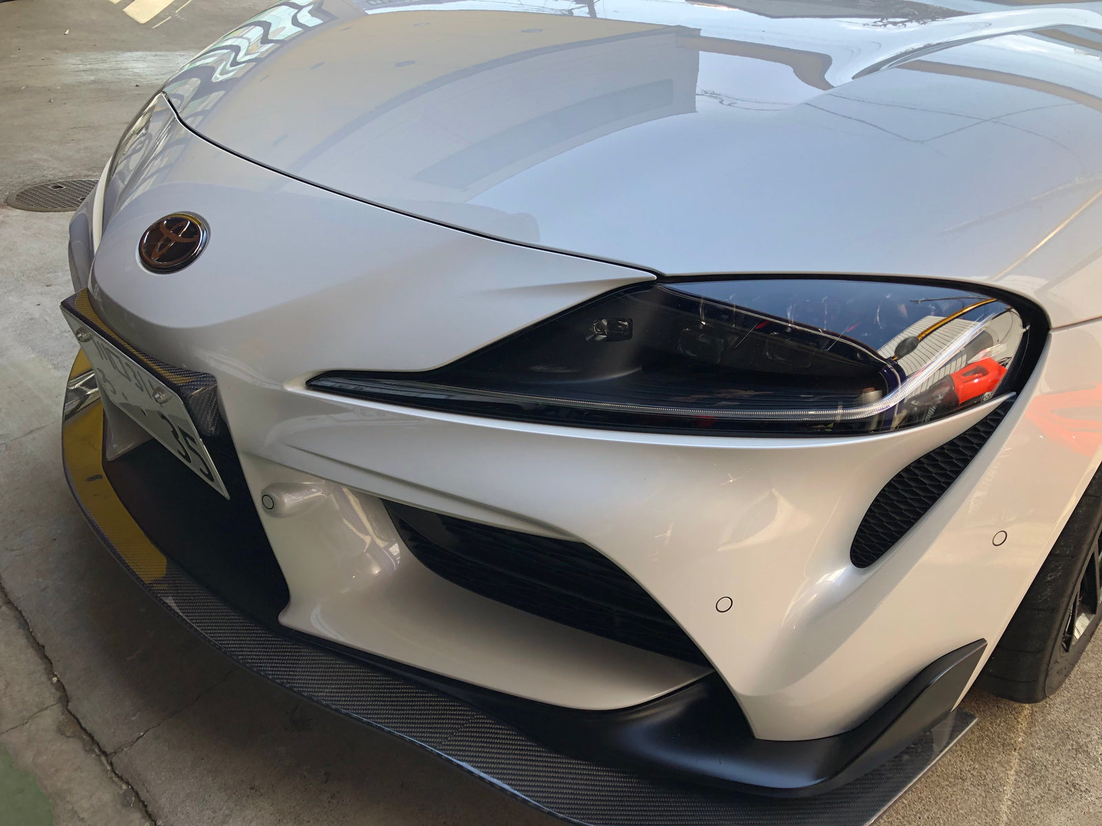 REVOLUTION CARBON NUMBER BASE FOR TOYOTA SUPRA A90 A90-NB-CFRP