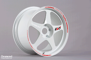 DESMOND 19 INCH REGAMASTER EVO II LIP STICKER RED DESMOND-00730