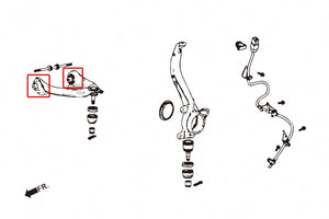 M&M HONDA FRONT UPPER ARM REINFORCEMENT BUSH HARDRACE FOR HONDA ACCORD CL7 00800-CL7-M002