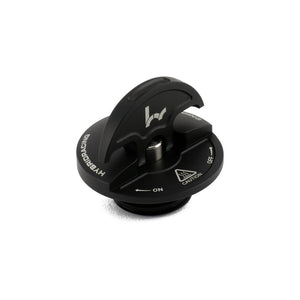 M&M HONDA OIL FILLER CAP HYBRID RACING V2 SLIM BLACK FOR HONDA CIVIC FL5 00015-OFC-HR02-B