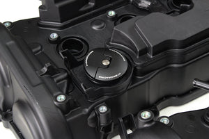 M&M HONDA OIL FILLER CAP HYBRID RACING V2 SLIM BLACK FOR HONDA CIVIC FL5 00015-OFC-HR02-B