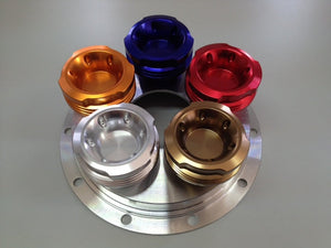 REVOLUTION OIL FILLER CAP DARK BROWN FOR TOYOTA 86 SUBARU BRZ ZN6 ZC6 RZN6-OFC-DARK-BROWN