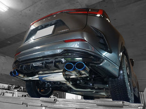 EXART ONE MUFFLER SPORTS SOUND CARBON FIBER OVAL TAILPIPE (110MM X 70MM 4 PIPES) EXHAUST EXHAUST FOR LEXUS NX450H+ A25A-FXS EA02-LX112-C