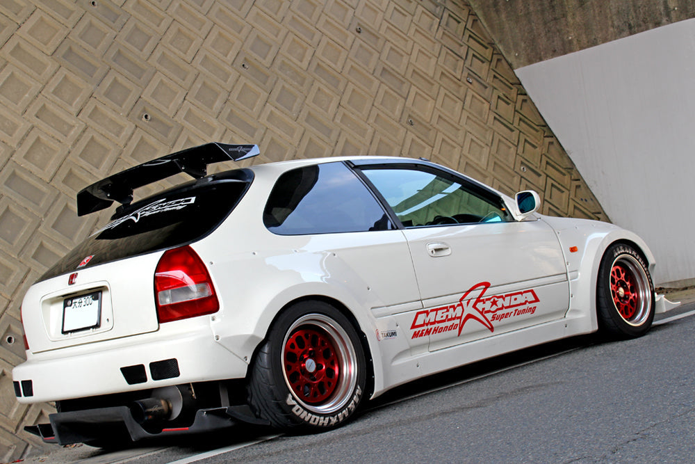 M&M HONDA CARBON GT WING TYPE WCMRS 1370MM FOR CIVIC EK9 00900-EK9-WCMRS