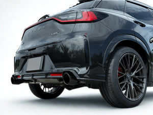 EXART IVSC MUFFLER GRAPHITE METALLIC ROUND Φ114 TAILPIPE. EXHAUST EXHAUST FOR LEXUS LBX MORIZO RR 4BA-GAYA16 G16E-GTS EA01-LX114-G