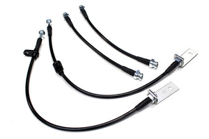 M&M HONDA BLACK STAINLESS BRAKE LINE FITTING STEEL TYPE 1 FOR CIVIC FD2 00601-FD2-M001