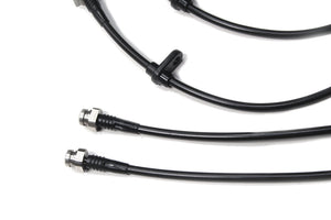 M&M HONDA BLACK STAINLESS BRAKE LINE FITTING STEEL TYPE 1 FOR CIVIC FD2 00601-FD2-M001