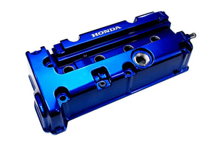 M&M HONDA K20A BLUE HEAD COVER FOR CIVIC EP3 130 00010-EP3-BHC02