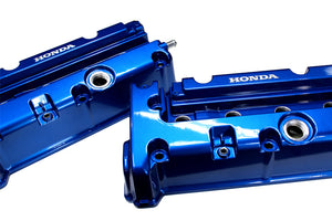 M&M HONDA K20A BLUE HEAD COVER FOR CIVIC FN2 00010-FN2-BHC