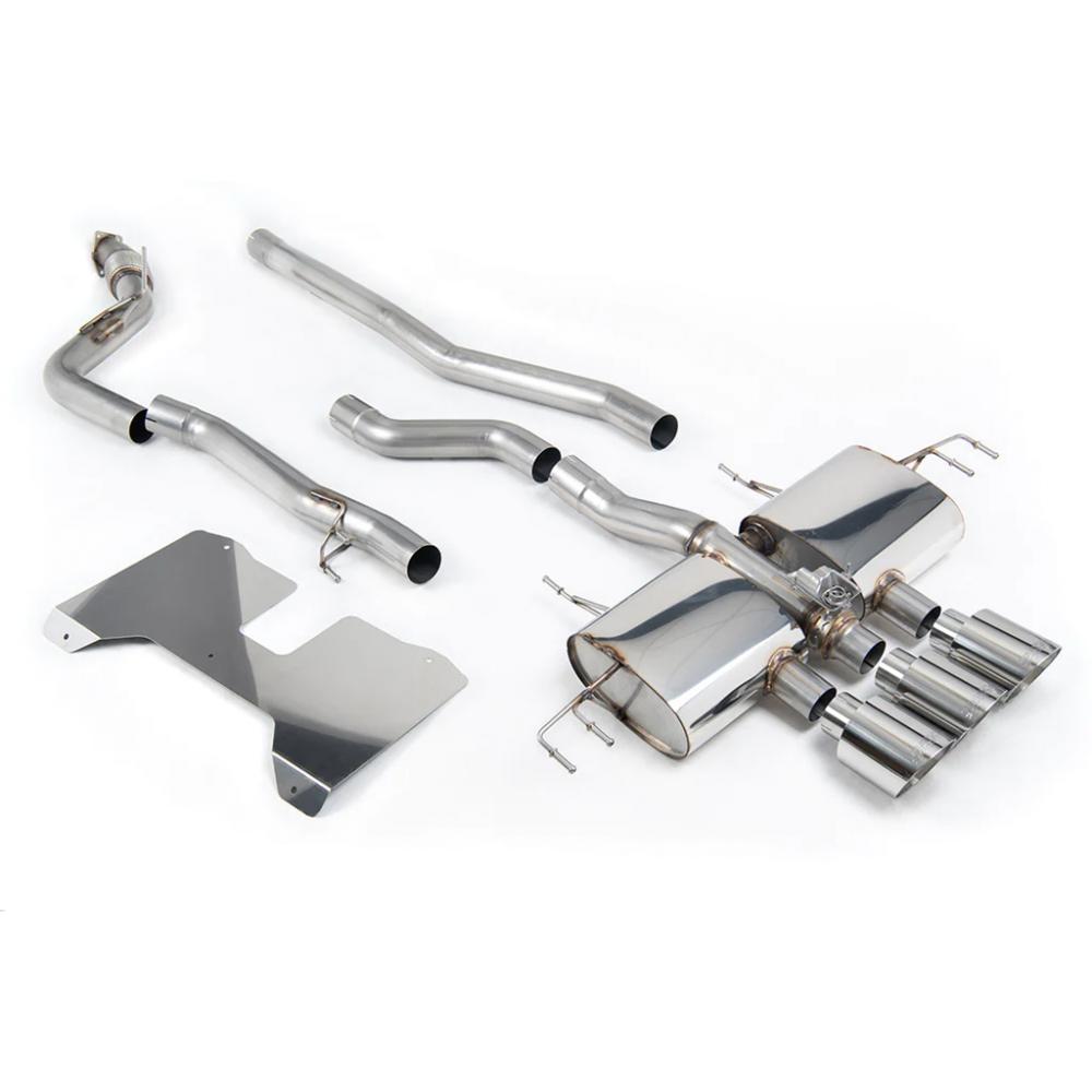 M&M HONDA MILLTEK SPORT VALVED EXHAUST01 POLISH FOR HONDA CIVIC FL5 00500-FL5-MS01