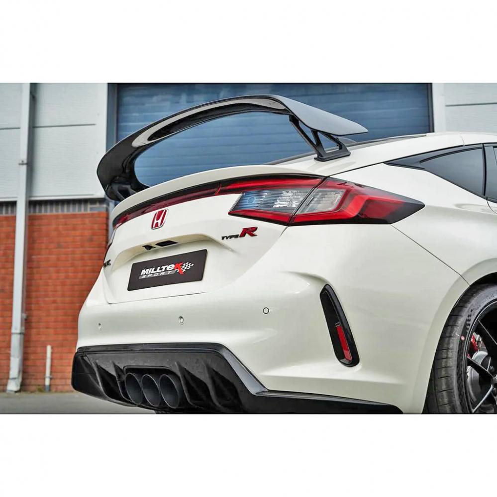 M&M HONDA MILLTEK SPORT VALVED EXHAUST 05 HARDENED TITANIUM FOR HONDA CIVIC FL5 00500-FL5-MS05