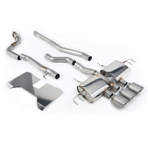 M&M HONDA MILLTEK SPORT VALVED EXHAUST 04 MATTE TITANIUM FOR HONDA CIVIC FL5 00500-FL5-MS04