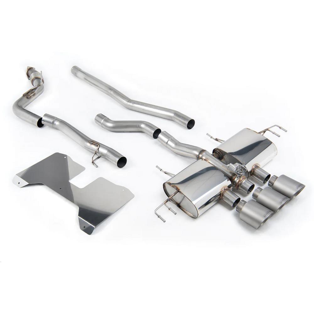 M&M HONDA MILLTEK SPORT VALVED EXHAUST 05 HARDENED TITANIUM FOR HONDA CIVIC FL5 00500-FL5-MS05