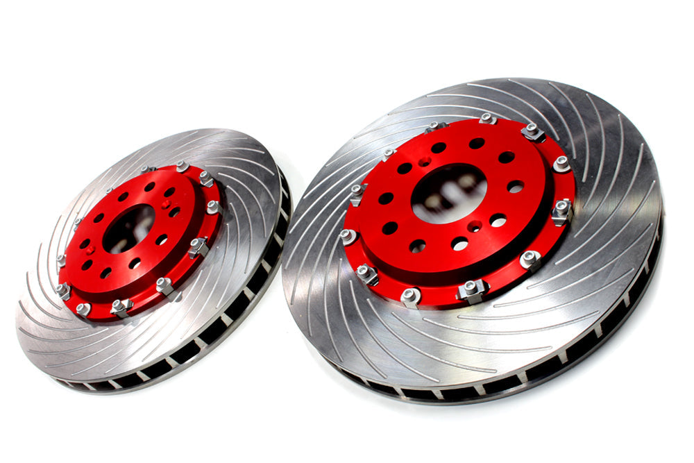 M&M HONDA LIGHTWEIGHT 2-PIECE BRAKE ROTOR KIT FRONT GENUINE REPLACEMENT TYPE FOR HONDA CIVIC FL5 00604-FL5-BF01