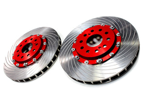 M&M HONDA LIGHTWEIGHT 2-PIECE BRAKE ROTOR KIT FRONT GENUINE REPLACEMENT TYPE FOR HONDA CIVIC FL5 00604-FL5-BF01