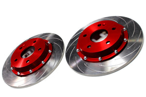 M&M HONDA LIGHTWEIGHT 2-PIECE BRAKE ROTOR KIT REAR GENUINE REPLACEMENT TYPE FOR HONDA CIVIC FL5 00604-FL5-BR01