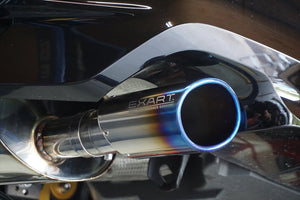 EXART ONE MUFFLER TITANIUM OVAL TAIL (120MM X 85MM 2 PIECES) EXHAUST EXHAUST FOR LEXUS IS300 3BA-ASE30 8AR-FTS EA02-LX110-T