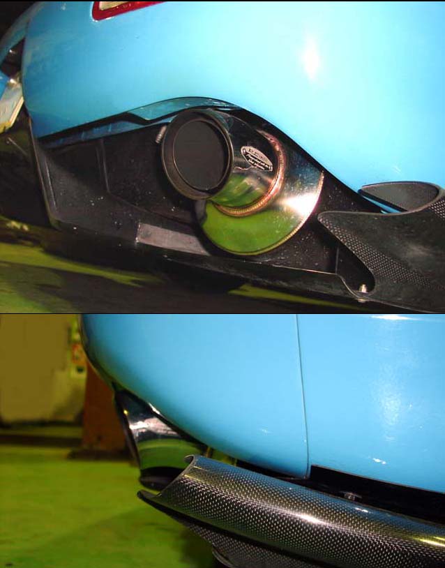 RE-AMEMIYA TA REPLICA DOLPHIN TAIL MUFFLER FOR MAZDA RX-7 FD3S M0-022036-031