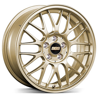 BBS FORGED ALUMINUM 1-PIECE WHEEL RG-F 15X7.0 33 4X100.0 GOLD (GL) RG359-GL