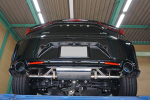 EXART IVSC MUFFLER CARBON FIBER CIRCULAR Φ114 TAILPIPE. EXHAUST EXHAUST FOR LEXUS LBX MORIZO RR 4BA-GAYA16 G16E-GTS EA01-LX114-C